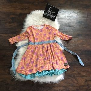 •MATILDA JANE• Floral Coral Dress Size 8